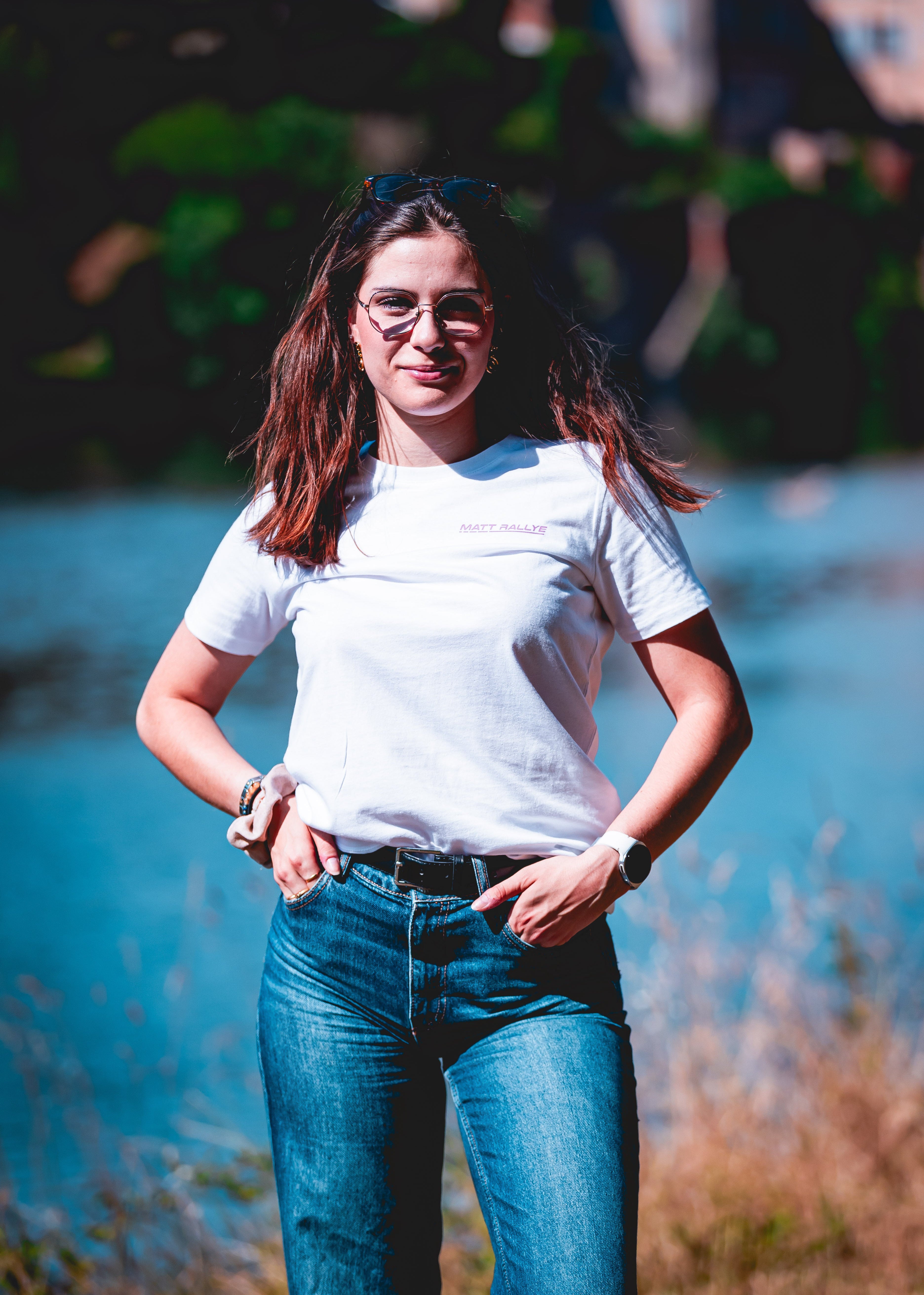 T-Shirt femme MATT RALLYE Blanc