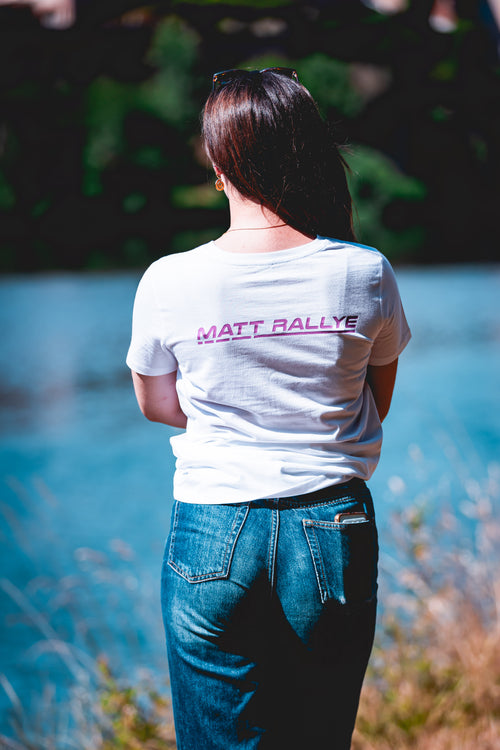 T-Shirt femme MATT RALLYE Blanc
