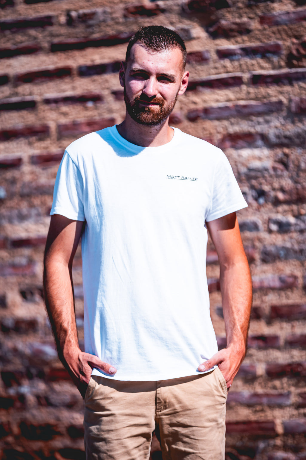 T-Shirt homme MATT RALLYE Blanc