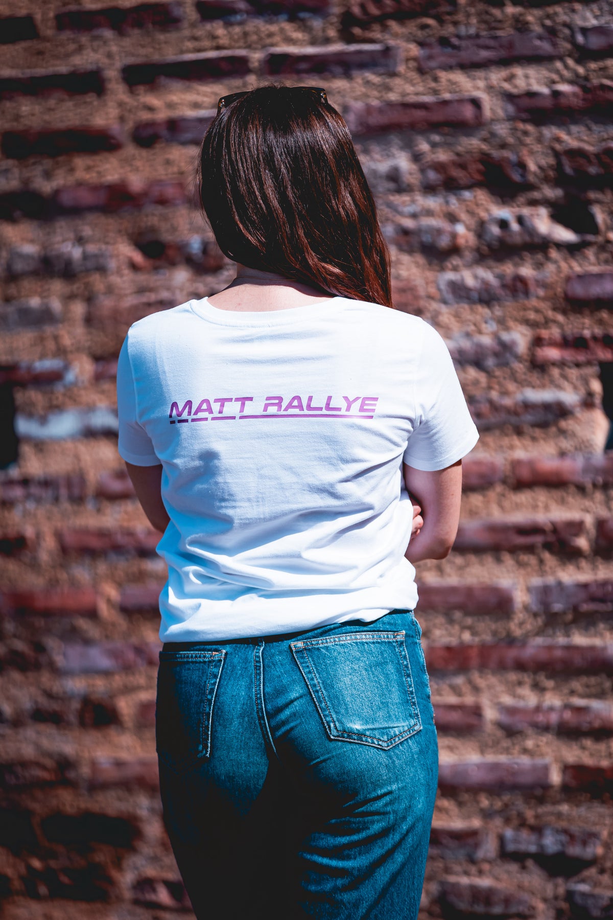 T-Shirt femme MATT RALLYE Blanc