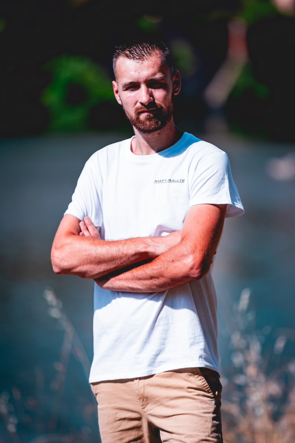 T-Shirt homme MATT RALLYE Blanc
