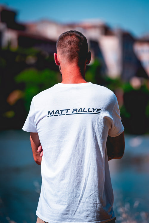 T-Shirt homme MATT RALLYE Blanc
