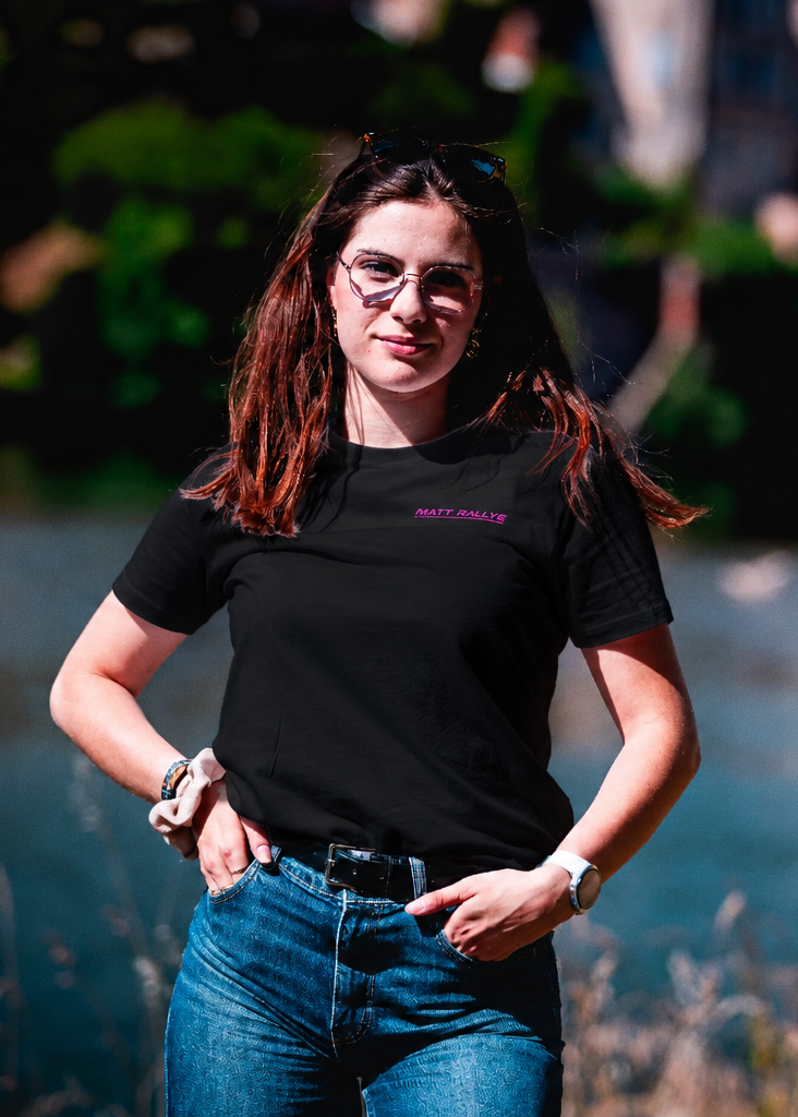 T-Shirt FEMME MATT RALLYE Noir