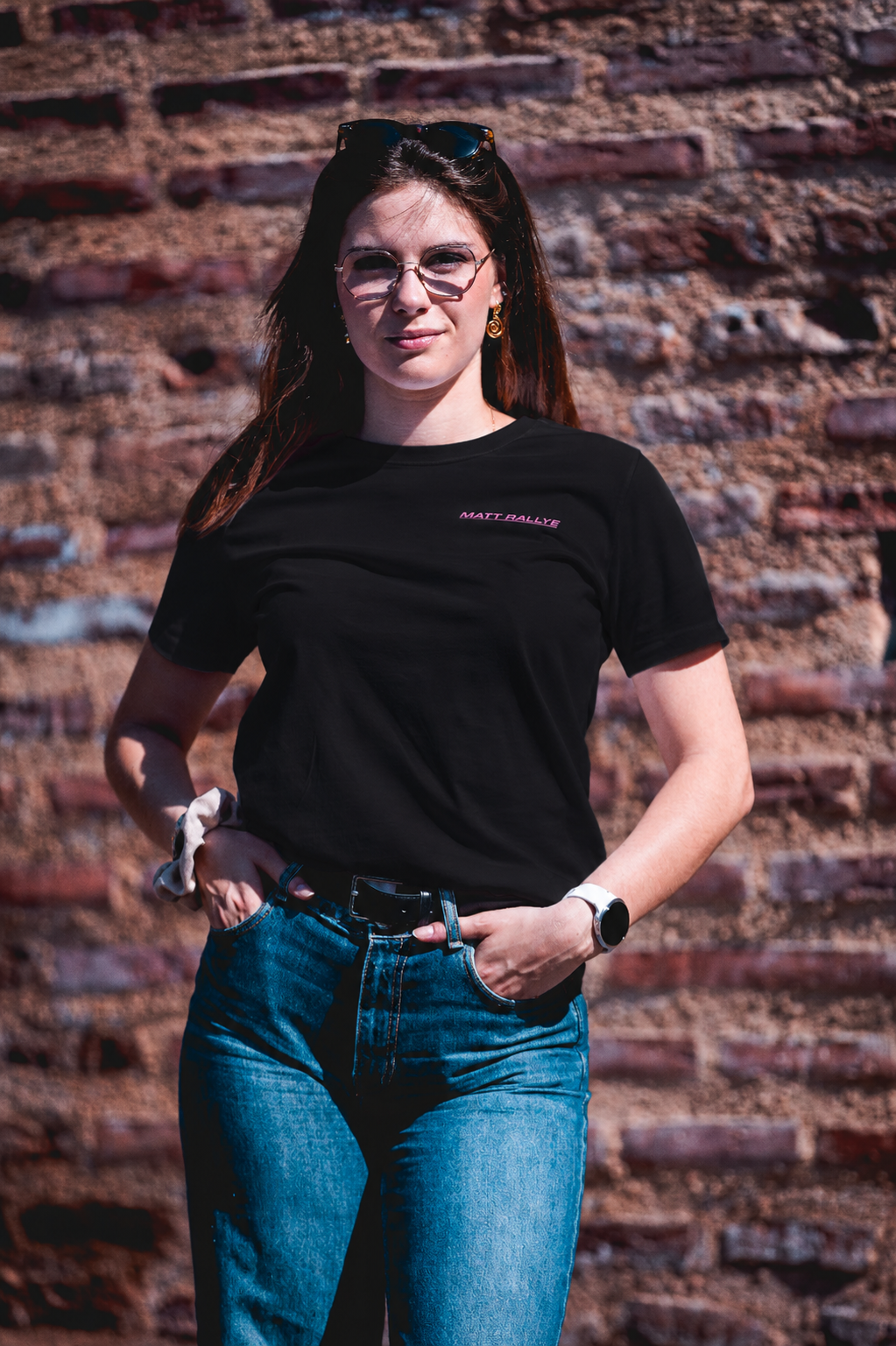 T-Shirt FEMME MATT RALLYE Noir
