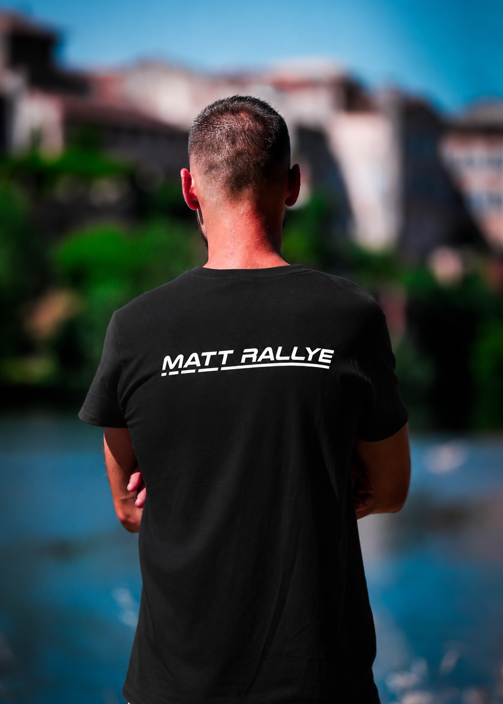 T-Shirt homme MATT RALLYE Noir