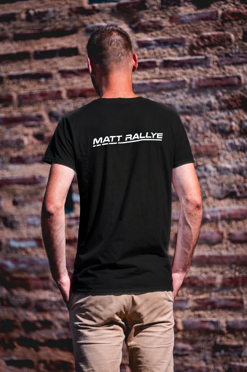 T-Shirt homme MATT RALLYE Noir