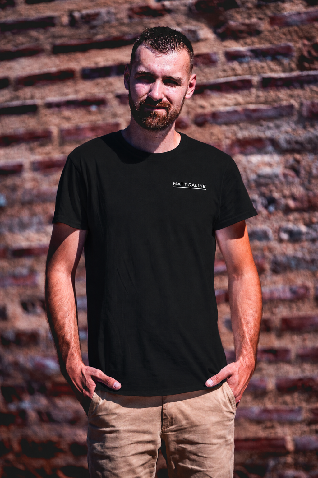 T-Shirt homme MATT RALLYE Noir